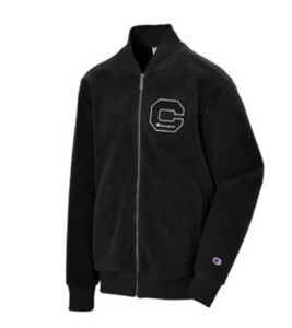 Champion NWT Black full zip sherpa varsity jacket Mens Size Extra Large
